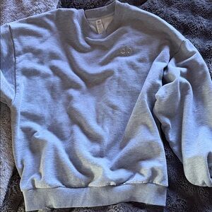 Alo Gray Crewneck Sweater
